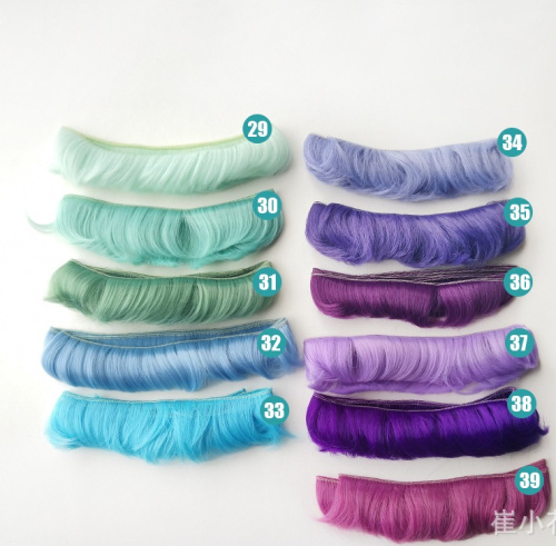 Трессы для кукол 5 см Прямые  фото 2