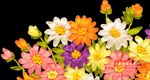 Набор для вышивки лентами Скромный букет  VL М-30 - фото товара фото 4