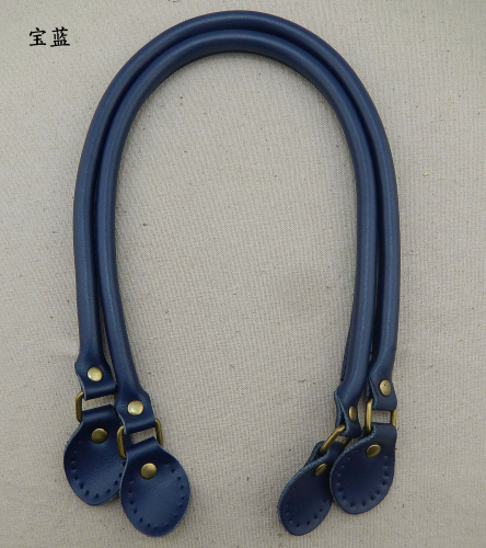 Ручки для сумки с каплевидными концевыми деталями 50 см кожа фото 5