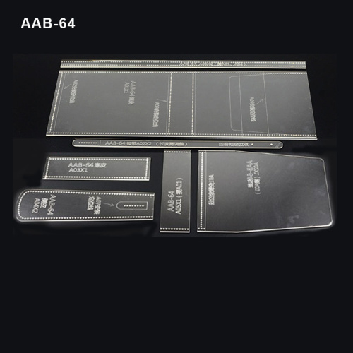 Шаблоны-лекала для сумочки-мессенджера AAB-64  AAB-64 - фото товара фото 3