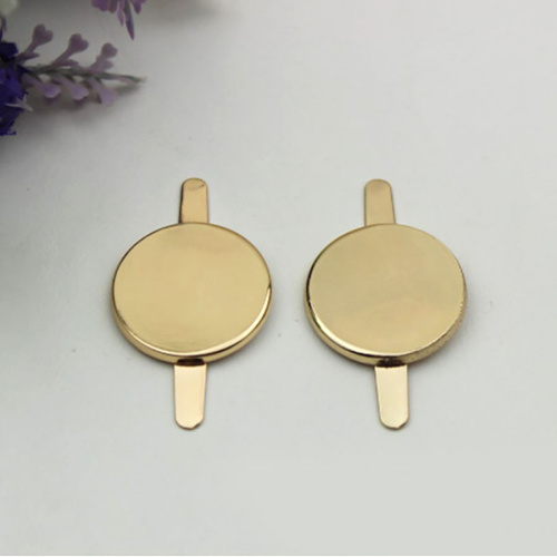 Зажим декоративный плоский круглый 25 мм   HF PL-25 - фото товара