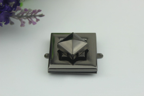 Застежка декоративная для сумки Квадратная фото 4 Застежка декоративная для сумки Квадратная фото 4