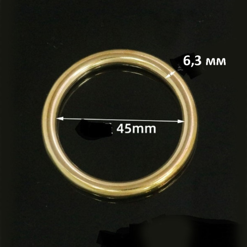 Кольцо 7-51 мм латунь литое фото 17