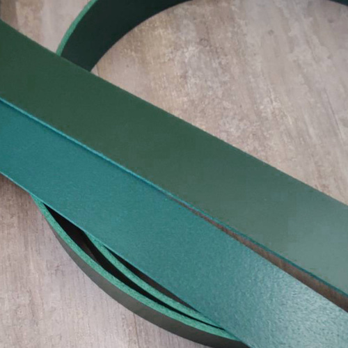 Заготовка для ремня раст. дубл. 39 мм толщ. 2,9 мм Темно-зеленый Италия  ZR_RD885 - фото товара фото 3