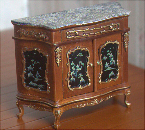 Миниатюра для кукол Тумбочка в китайском стиле Орех | Галерея фото | Pava.pro Миниатюра для кукол Тумбочка в китайском стиле Орех - фото товара