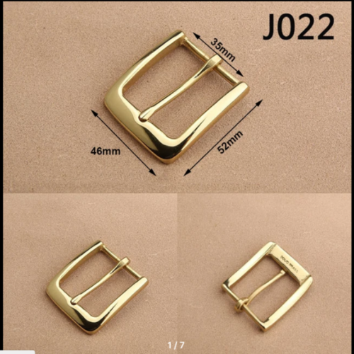 Пряжка 34 мм латунная Золото арт. J022  PR 34L-J022 - фото товара