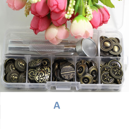 Кнопки пробивные фигурные под бронзу набор 24-36 шт + инструмент для установки фото 5 Кнопки пробивные фигурные под бронзу набор 24-36 шт + инструмент для установки фото 5