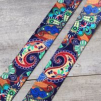 Лента ременная 38 мм Волшебный лес пэ  - купить для кожевенного хобби