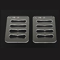 Шаблоны-лекала для кожаных пуллеров на молнии № 3 / 5