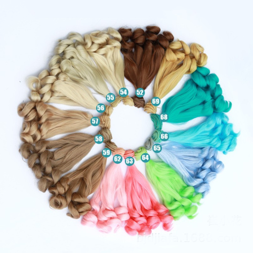 Трессы для кукол 20 см с Завитыми кончиками BJD фото 4 Трессы для кукол 20 см с Завитыми кончиками BJD фото 4