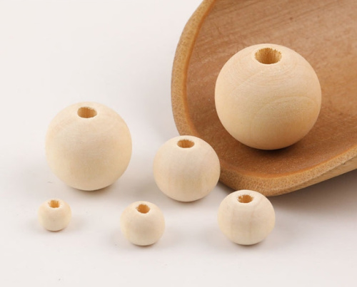 Бусины деревянные 6-20 мм в наборе  XD-D53 - фото товара фото 2