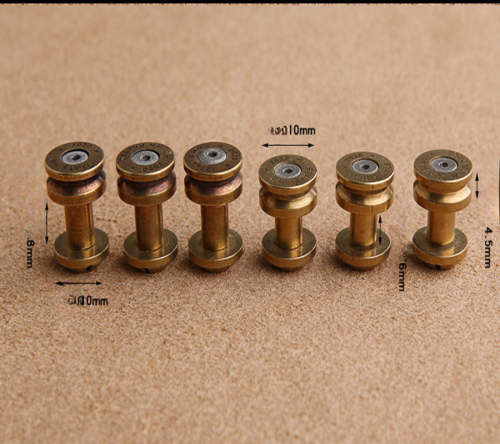 Винт ременной 10 мм Battle Латунь фото 2