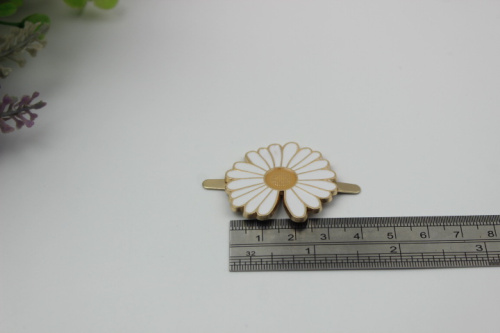 Зажим декоративный Ромашка  HF ZA-25 - фото товара фото 4
