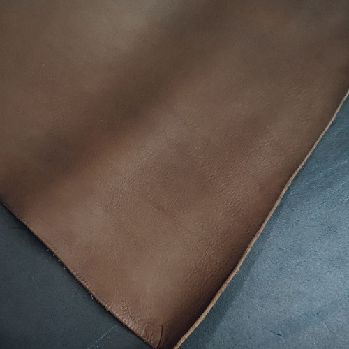 Кожа Чепрак 2,8-3,0 мм раст. дубл. Коричневый Италия фото 3