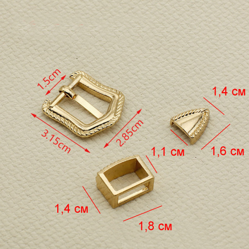 Комплект фурнитуры для ремня 15 мм ZB1164 фото 3