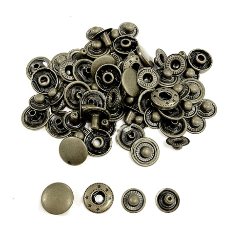 Кнопки пробивные 13 мм №633 латунь фото 2