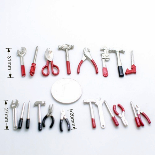 Набор ручных инструментов для кукол Миниатюра 1:12 фото 3 Набор ручных инструментов для кукол Миниатюра 1:12 фото 3