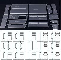 Шаблон-лекало универсальное для лонгера JBC-16  - купить для кожевенного хобби