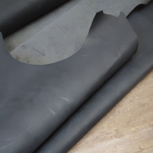 Кожа КРС 1,2-1,4 мм Черный Крафт Италия фото 4