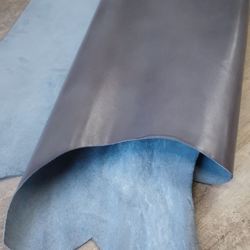 Кожа козы (шевро) 1,0 мм Серый Италия фото 3