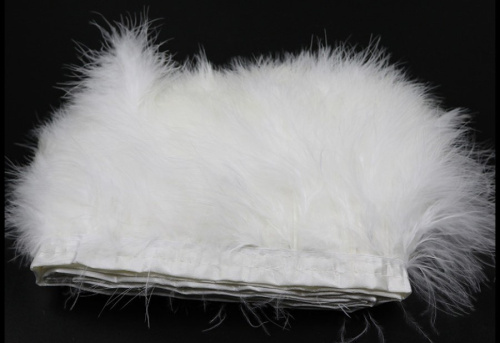 Перья индейки 13-15 см на ленте фото 2