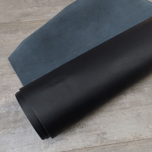 Кожа КРС 0,8 мм с покр. Черный Италия Кожа КРС 0,8 мм с покр. Черный Италия