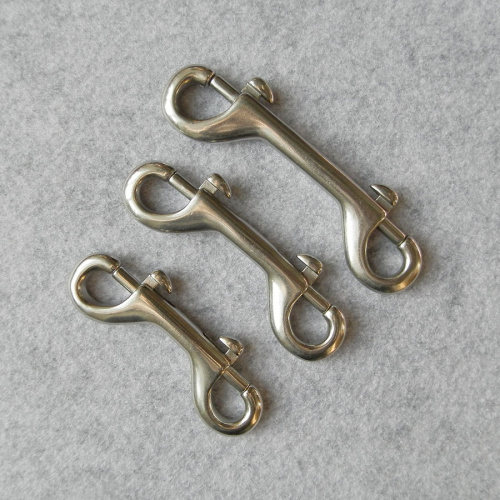 Карабин металлический двухсторонний 9-11,5 см Сталь Карабин металлический двухсторонний 9-11,5 см Сталь