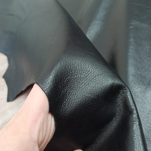 Кожа Овчина (шевро) 0,3-0,4 мм Черный Люкс Турция  фото 2