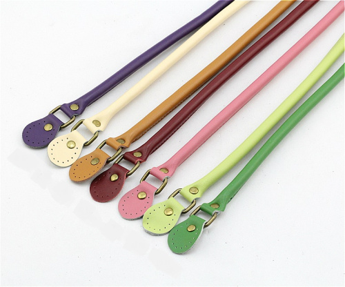 Ручки для сумки с каплевидными концевыми деталями 50 см кожа