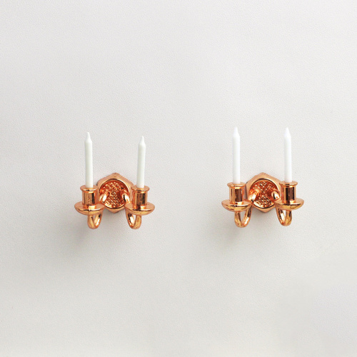 Бра для кукол с 2-мя подсвечниками, три цвета фото 4