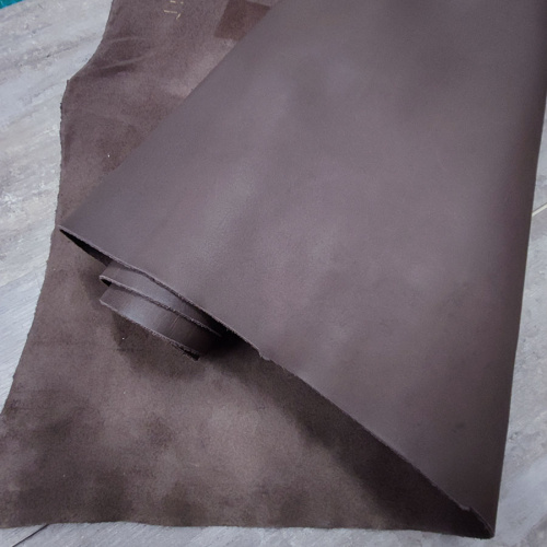 Кожа Краст 1,3-1,5 мм Шоколад Куски фото 5