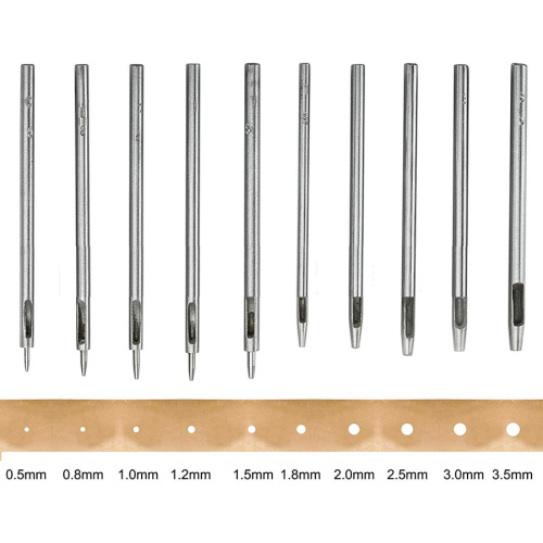 Пробойники для кожи диаметр 0,5-3,5 мм Набор 10 шт | Галерея фото | Pava.pro фото 5 Пробойники для кожи диаметр 0,5-3,5 мм Набор 10 шт PR K 05-35 - фото товара фото 5