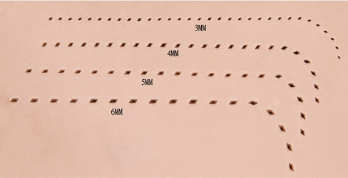 Пробойники строчные ромбовидные 3 мм Kyoshin Elle Япония  фото 4
