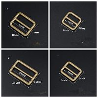 Регулятор для ремня Латунь 18-38 мм, арт. 3635