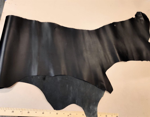 Кожа Пола 1,2 мм растит. дубл. BUTTERO Черный фото 3