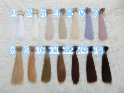 Трессы для кукол 30 см Прямые BJD Трессы для кукол 30 см Прямые BJD