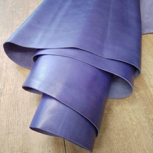 Кожа КРС 1,0-1,1 мм с покр. Сине-фиолетовый Италия Кожа КРС 1,0-1,1 мм с покр. Сине-фиолетовый Италия