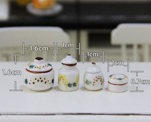 Керамические баночки для румбокса 4 шт. | Галерея фото | Pava.pro Керамические баночки для румбокса 4 шт. - фото товара