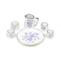 Фарфоровый сервиз для кукол со стаканами  - купить для кожевенного хобби