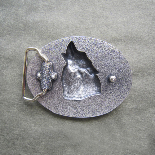 Пряжка для ремня декоративная с серебряным покрытием WT013SL  PR WT013SL - фото товара фото 2