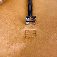 Штамп для тиснения по коже X507 Япония  - купить для кожевенного хобби