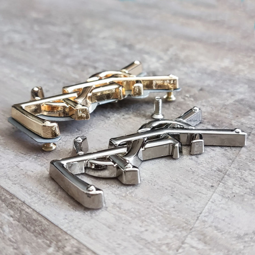 Зажим декоративный винтовой YSL 50 мм фото 5