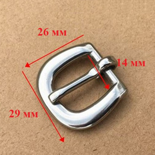 Пряжка 14-20 мм стальная арт. W019 фото 4