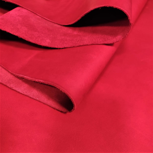 Кожа Юфть 1,8-2,2 мм комб. дубл. Красная помада Белоруссия