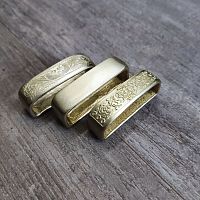 Шлевка для ремня 39-40 мм Латунь