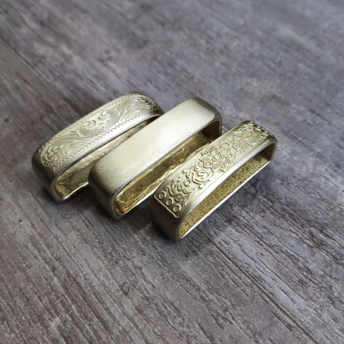 Шлевка для ремня 39-40 мм Латунь