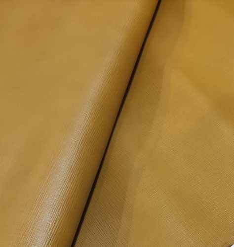 Кожа Сафьяно 1,5-1,8 мм хром. дубл. Желтый Италия фото 2