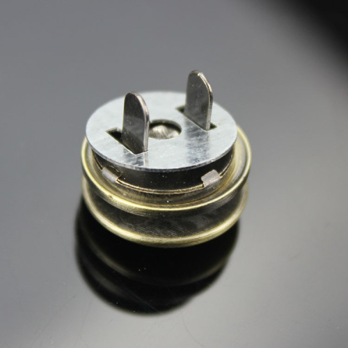 Застежка магнитная зажимная 17 мм бронза  HY240 - фото товара фото 2