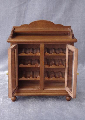 Шкафчик винный для кукол Белый/Орех фото 6 Шкафчик винный для кукол Белый/Орех фото 6