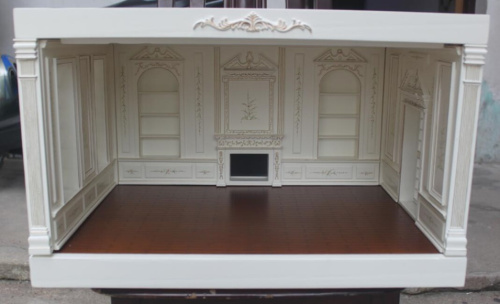 Румбокс для кукол Роспись на белом   - фото товара